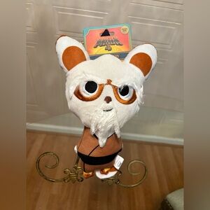 NEW Kung Fu Panda 4 Shifu DreamWorks Dog Toy Plush 11”  Clinker & Squeaker